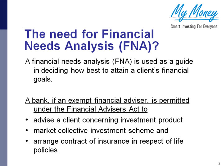 financial needs analysis