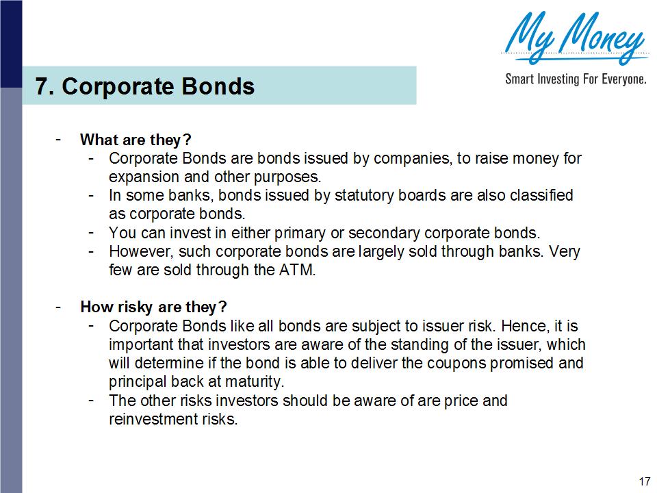 Bonds Including Singapore Government Securities SGS Bonds Including Singapore Government Securities SGS
